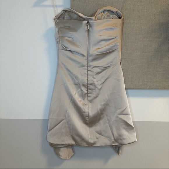 HOUSE OF CB Jasmine Satin Corset Dress - Picture 7 of 14